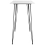 Mesa alta de cocina blanco 120x60x105 cm