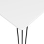 Mesa alta de cocina blanco 120x60x105 cm