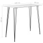 Mesa alta de cocina blanco 120x60x105 cm