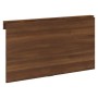 Mesa de pared plegable contrachapada marrón roble 100x60x56 cm