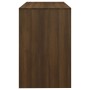 Escritorio madera de ingeniería marrón roble 101x50x76,5 cm
