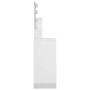 Tocador con LED blanco brillante 86,5x35x136 cm