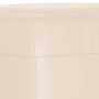 Reposapiés tela de microfibra beige 70x55x41 cm