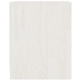 Mesita de noche 2 uds madera de pino blanco 35,5x33,5x41,5 cm