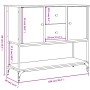 Aparador de madera de ingeniería roble Sonoma 100x36x85 cm