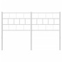 Cabecero de metal blanco 120 cm
