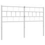 Cabecero de metal blanco 120 cm