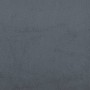 Cojines decorativos 2 uds terciopelo gris oscuro 15x50 cm