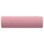 Cojines decorativos 2 uds terciopelo rosa 15x50 cm