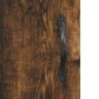 Armario de pared madera ingeniería roble ahumado 69,5x34x90 cm
