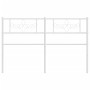 Cabecero de metal blanco 120 cm