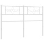 Cabecero de metal blanco 120 cm