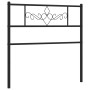 Cabecero de metal negro 100 cm