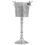 Enfriador de champán de aluminio macizo 39x29x71 cm plateado