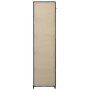 Armarios plegables 2 unidades de tela color crema 110x45x175 cm