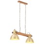 Lámpara colgante industrial 25 W latón 109 cm E27