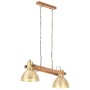 Lámpara colgante industrial 25 W latón 109 cm E27