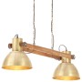 Lámpara colgante industrial 25 W latón 109 cm E27