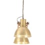 Lámpara colgante industrial 25 W latón 109 cm E27