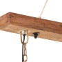 Lámpara colgante industrial 25 W latón 109 cm E27