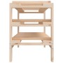 Botellero madera maciza de pino 109,5x30x42 cm