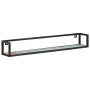 Estantes de pared 2 unidades 120 cm madera maciza reciclada