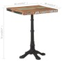 Mesa de bistró de madera maciza reciclada 60x60x76 cm