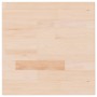 Tablero de mesa cuadrada madera de roble sin tratar 40x40x4 cm