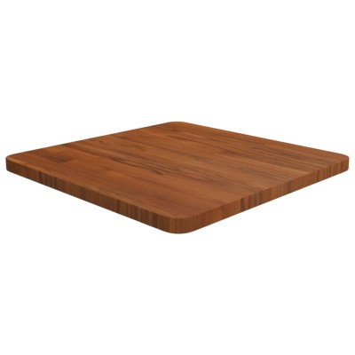 Tablero de mesa cuadrada madera roble marrón oscuro 50x50x2,5cm