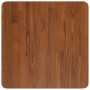 Tablero de mesa cuadrada madera roble marrón oscuro 50x50x2,5cm