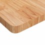 Tablero de mesa cuadrada madera roble marrón claro 40x40x4 cm
