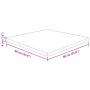 Tablero de mesa cuadrada madera roble marrón claro 60x60x4 cm