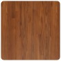 Tablero de mesa cuadrada madera roble marrón oscuro 60x60x4 cm