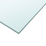 Superficie de mesa vidrio templado transparente 50x100 cm
