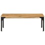 Mesa de centro de madera maciza mango 100x55x35 cm