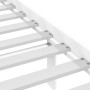 Estructura de cama sin colchón madera maciza blanco 140x200 cm