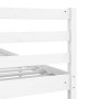 Estructura de cama sin colchón madera maciza blanco 140x200 cm