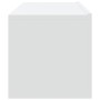 Muebles de TV 4 piezas blanco 100x30x30 cm