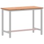 Tablero de escritorio madera maciza de haya 115x55x2,5 cm