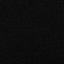 Sofá cama con colchón tela negro 90x200 cm