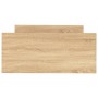 Estructura de cama sin colchón madera roble Sonoma 100x200 cm
