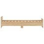 Estructura de cama sin colchón madera roble Sonoma 75x190 cm