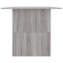 Mesa de comedor madera de ingeniería Sonoma gris 180x90x76 cm
