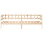 Sofá cama sin colchón madera maciza de pino 80x200 cm
