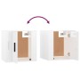 Mueble para TV de pared blanco brillante 40x34,5x40 cm