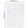 Alfombra de pelo corto suave lavable HUARTE antracita 140x200cm
