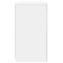 Aparador con luces LED blanco 142,5x37x67 cm