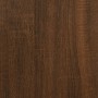 Banco con almacenaje madera ingeniería roble marrón 42x42x46 cm