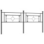 Cabecero de metal negro 193 cm