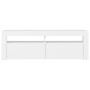 Mueble para TV con luces LED blanco 120x35x40 cm